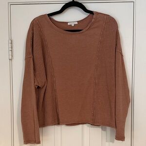 Z SUPPLY Women's Mauve Long Sleeve Top